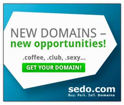 Sedo Domains Banner